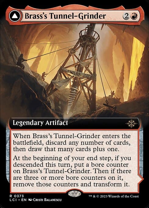 Brass's Tunnel-Grinder // Tecutlan, the Searing Rift #373