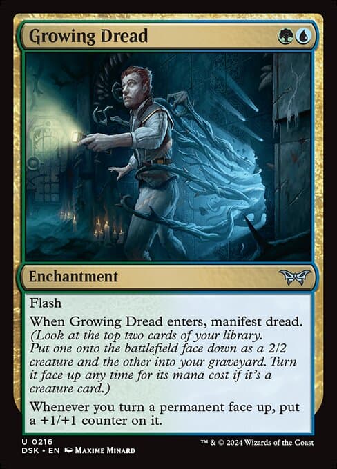Growing Dread 2024 Magic: The Gathering Duskmourn: House of Horror