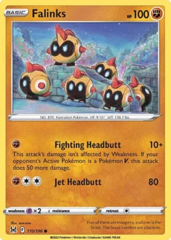 Falinks trading card