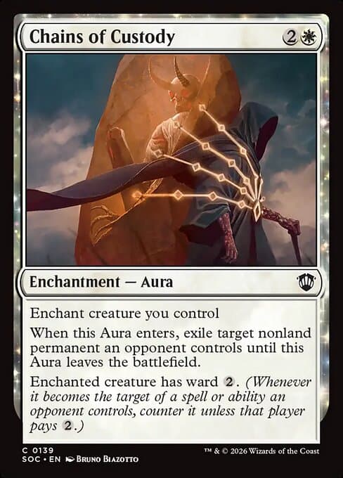 Chains of Custody 2026 Magic: The Gathering Secrets of Strixhaven Commander