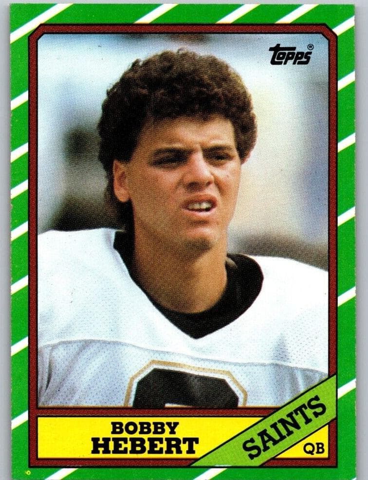 Bobby Hebert trading card