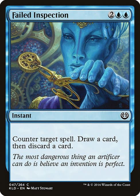 Failed Inspection 2016 Magic: The Gathering Kaladesh
