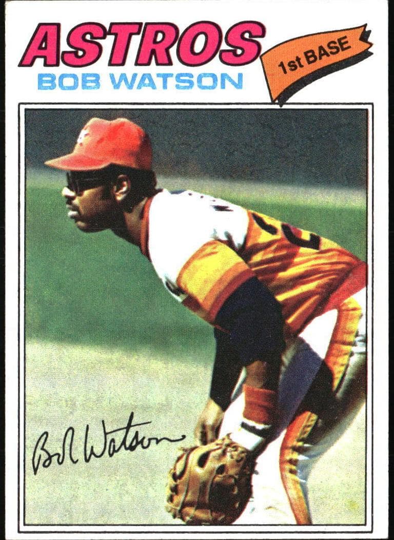 Bob Watson 1977 topps Topps