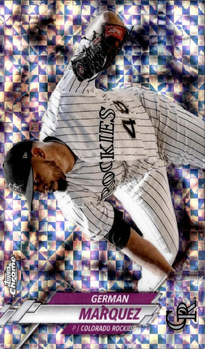 German Marquez 2020 topps Topps Chrome