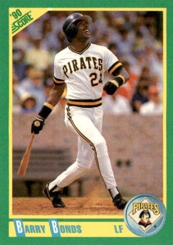 Barry Bonds 1990 panini Score