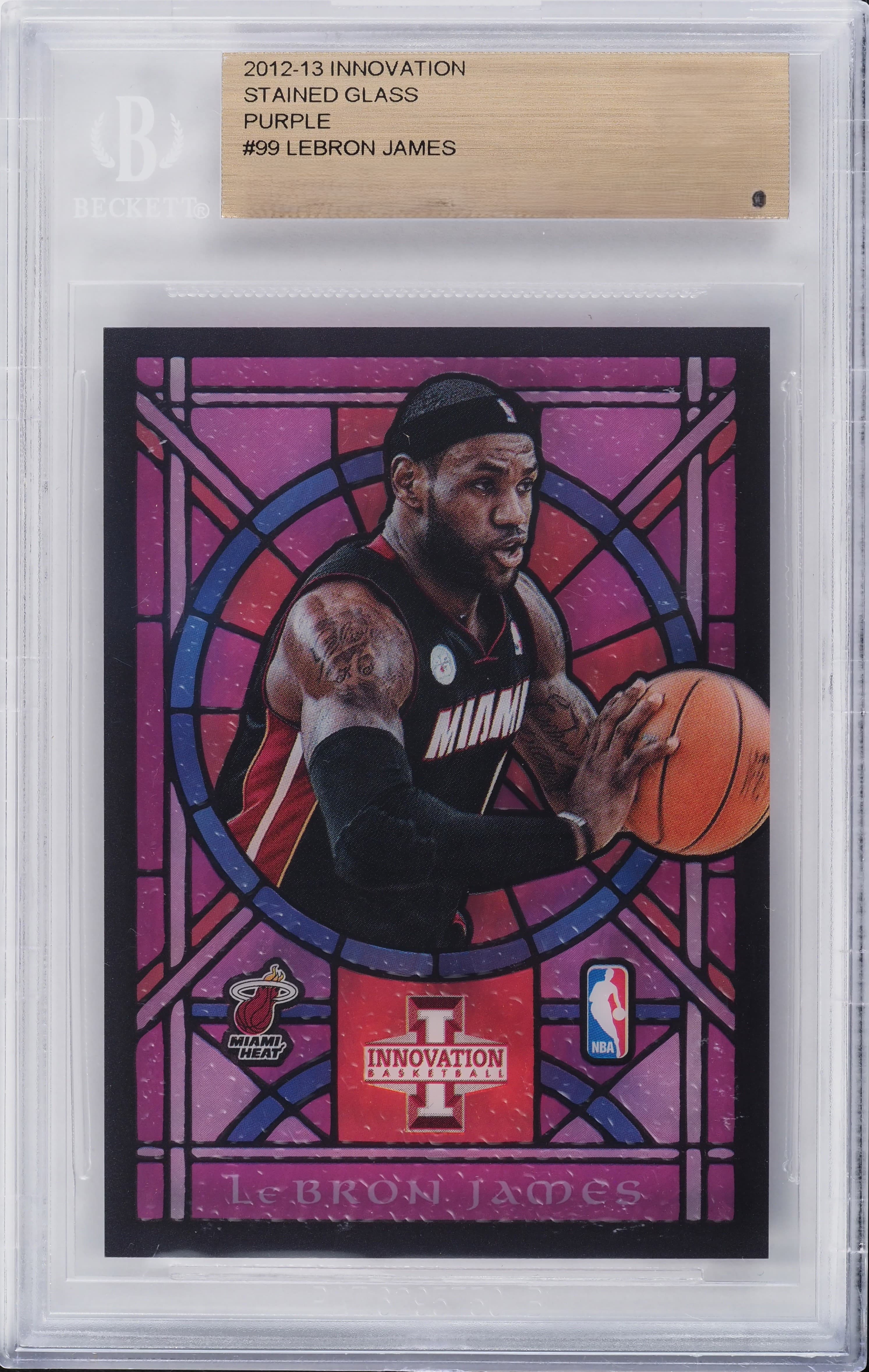 LeBron James 2012 panini