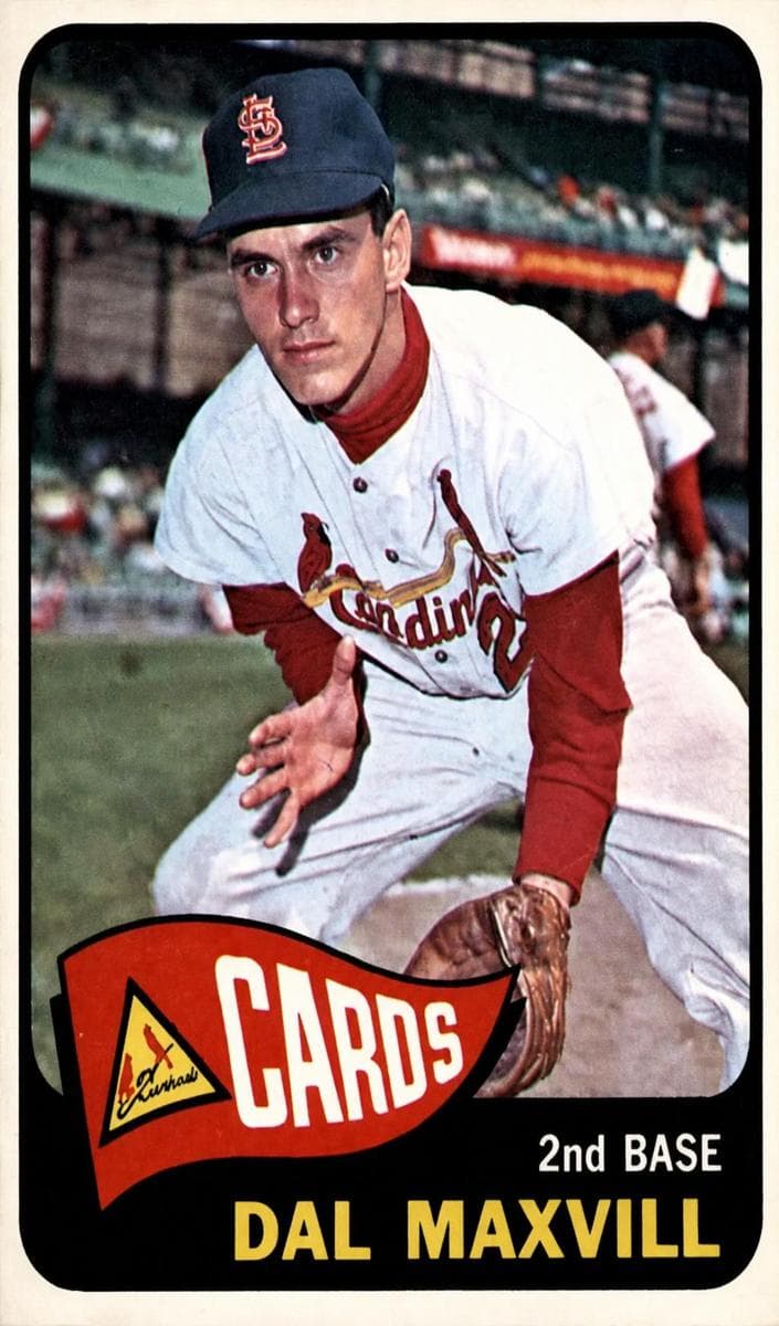 Dal Maxvill 1965 topps O-Pee-Chee