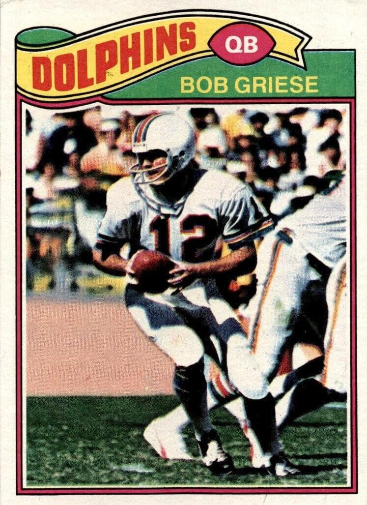 Bob Griese 1977 topps Topps