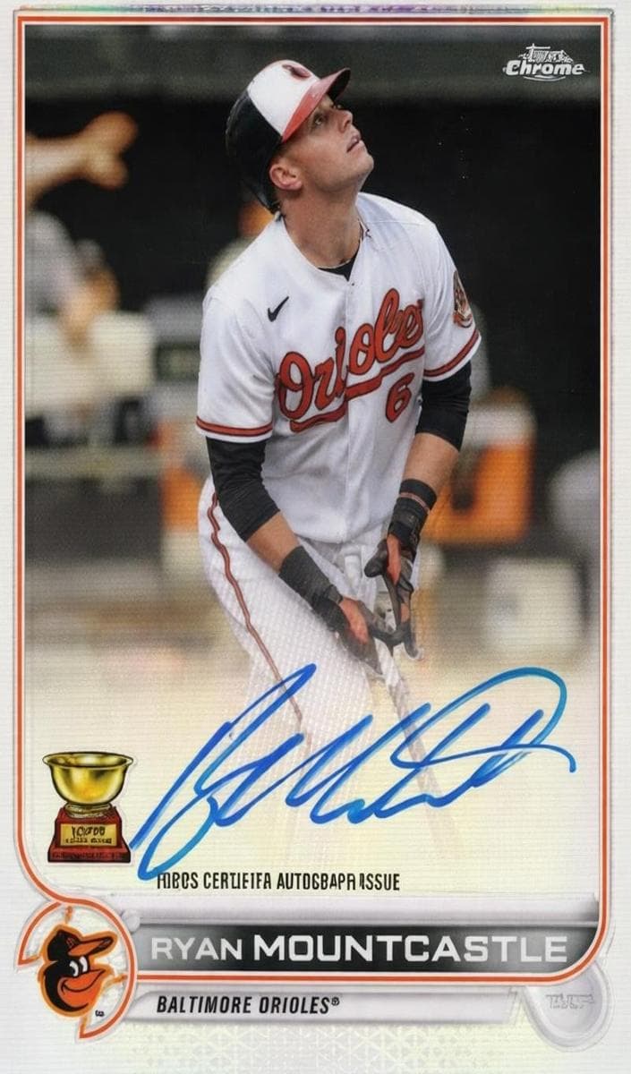 Ryan Mountcastle 2022 topps Topps Chrome
