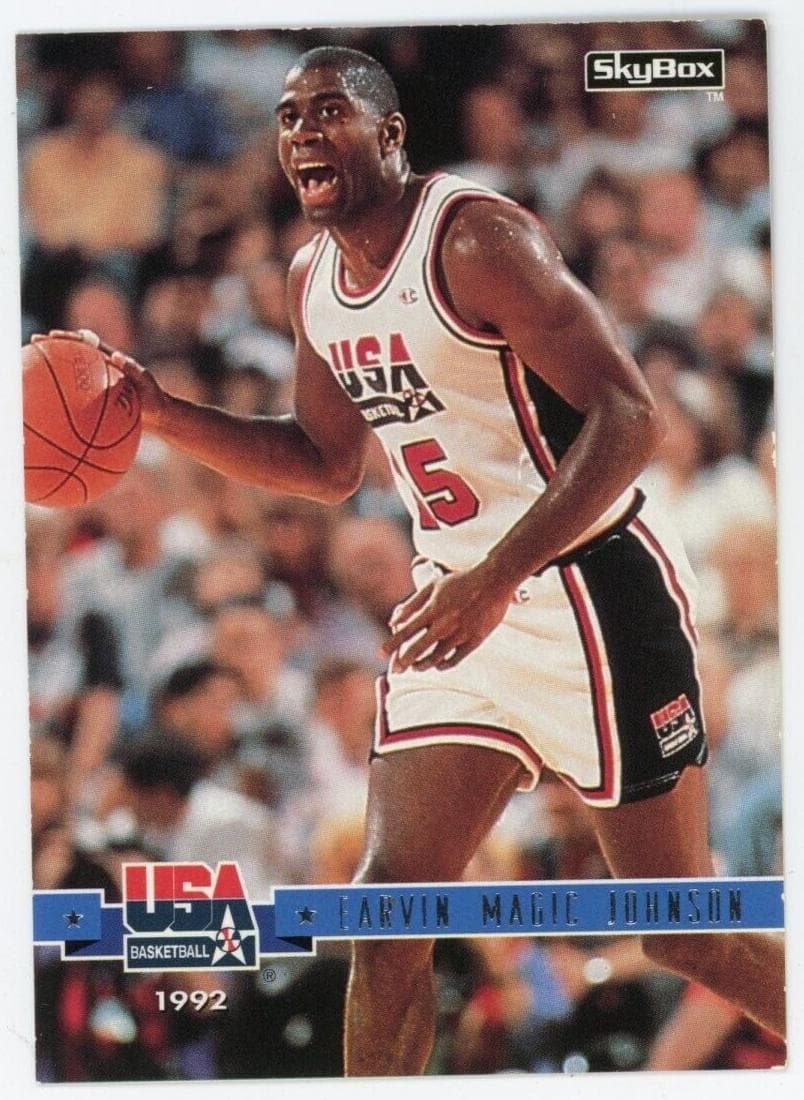 Magic Johnson 1994 skybox Usa