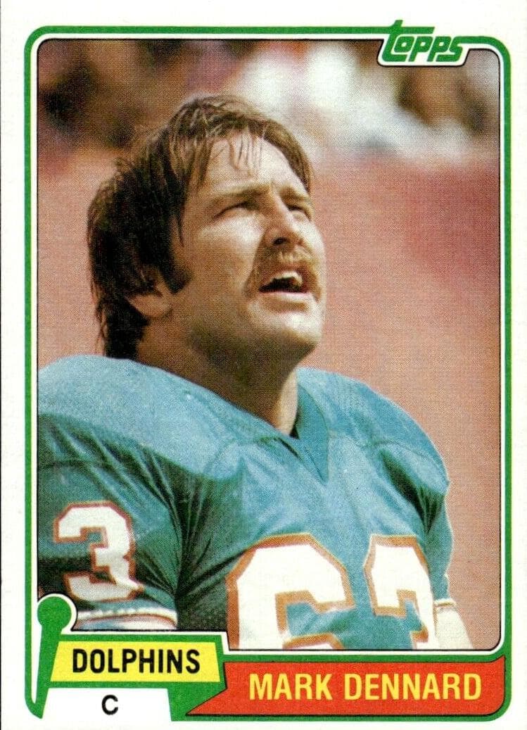 Mark Dennard 1981 topps Topps
