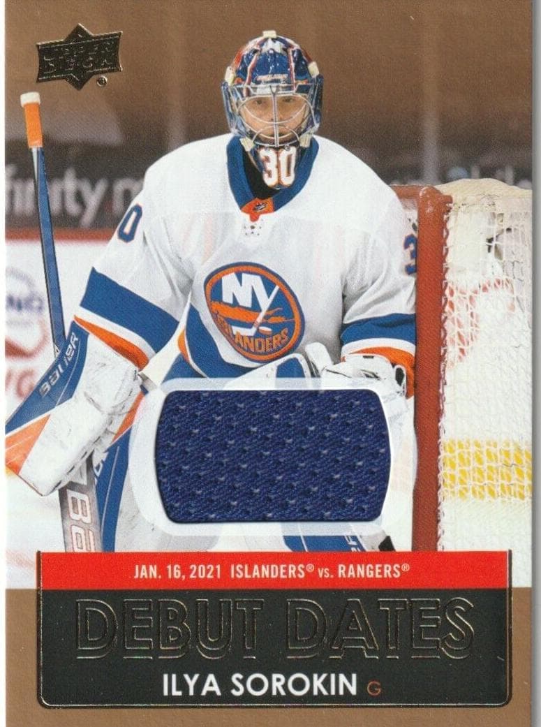 Ilya Sorokin 2021 upper-deck Upper Deck
