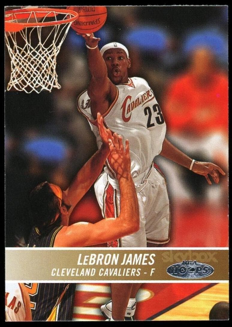 LeBron James 2004 panini