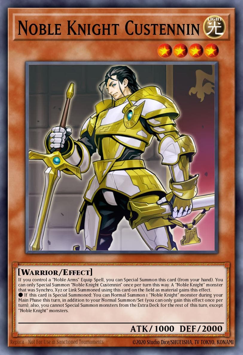 Noble Knight Custennin 2018 Yu-Gi-Oh! Cybernetic Horizon