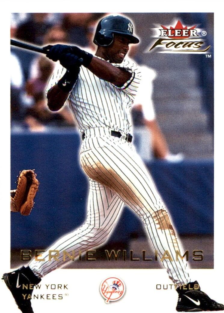Bernie Williams 2001 fleer Fleer Focus