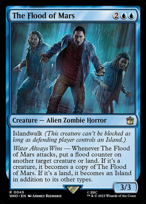 The Flood of Mars 2023 Magic: The Gathering Doctor Who
