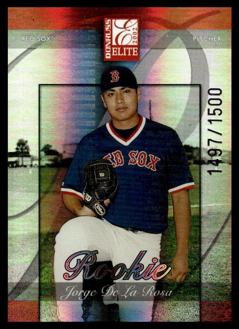 Jorge de la Rosa 2002 panini