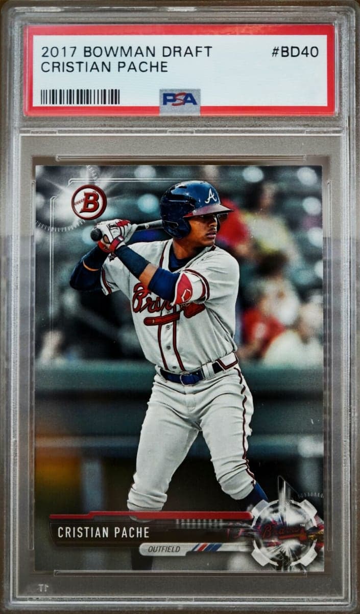 Cristian Pache 2017 bowman Bowman Draft