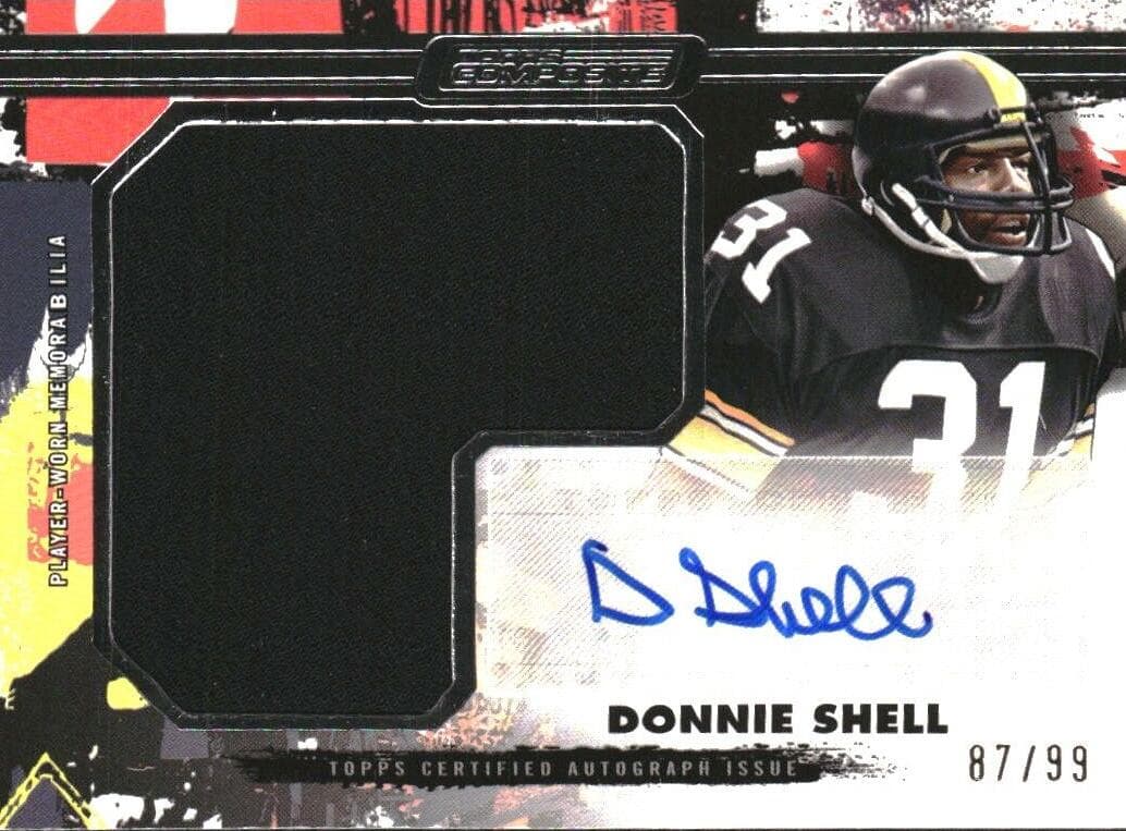 Donnie Shell trading card
