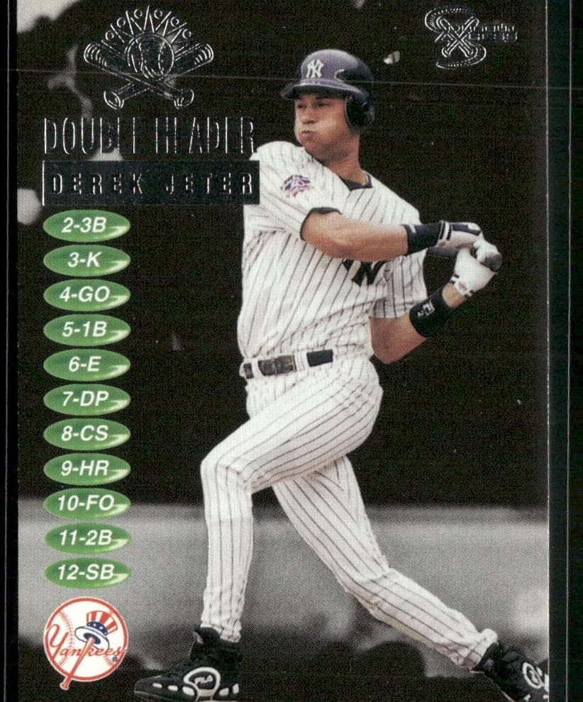 Derek Jeter 1998 skybox Dugout Axcess