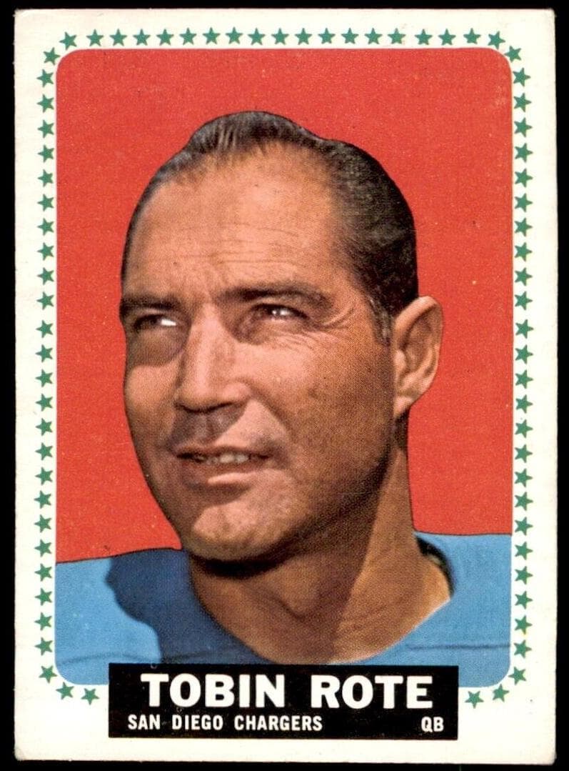 Tobin Rote 1964 topps