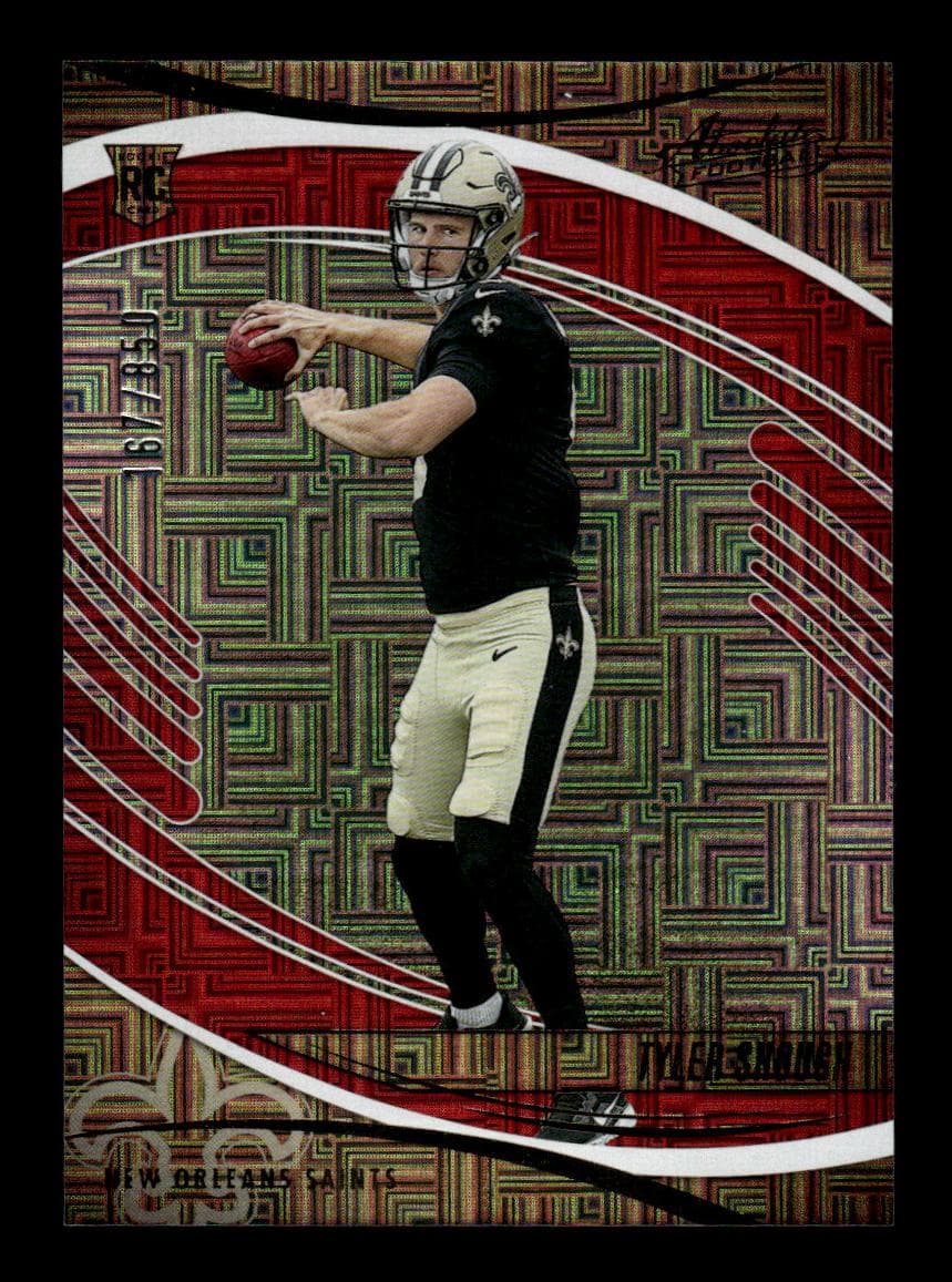 Tyler Shough 2025 Panini Absolute auto card