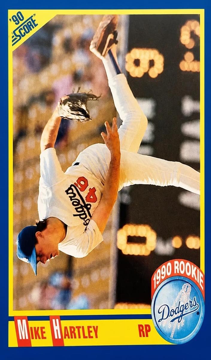 Mike Hartley trading card