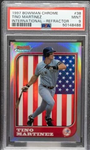 Tino Martinez 1997 bowman Chrome