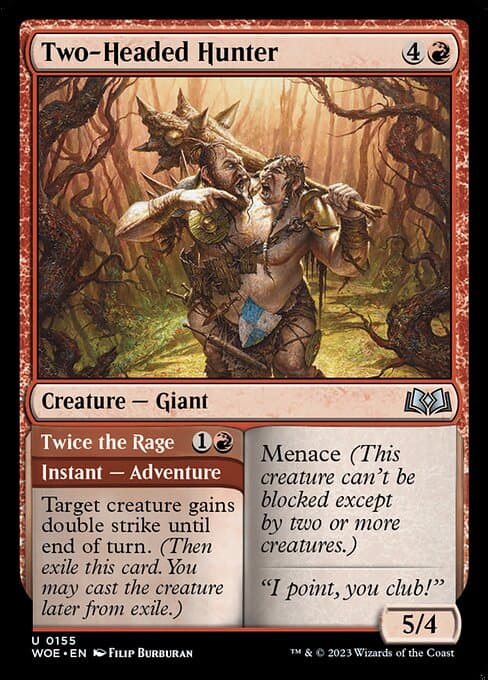 Two-Headed Hunter // Twice the Rage #155
