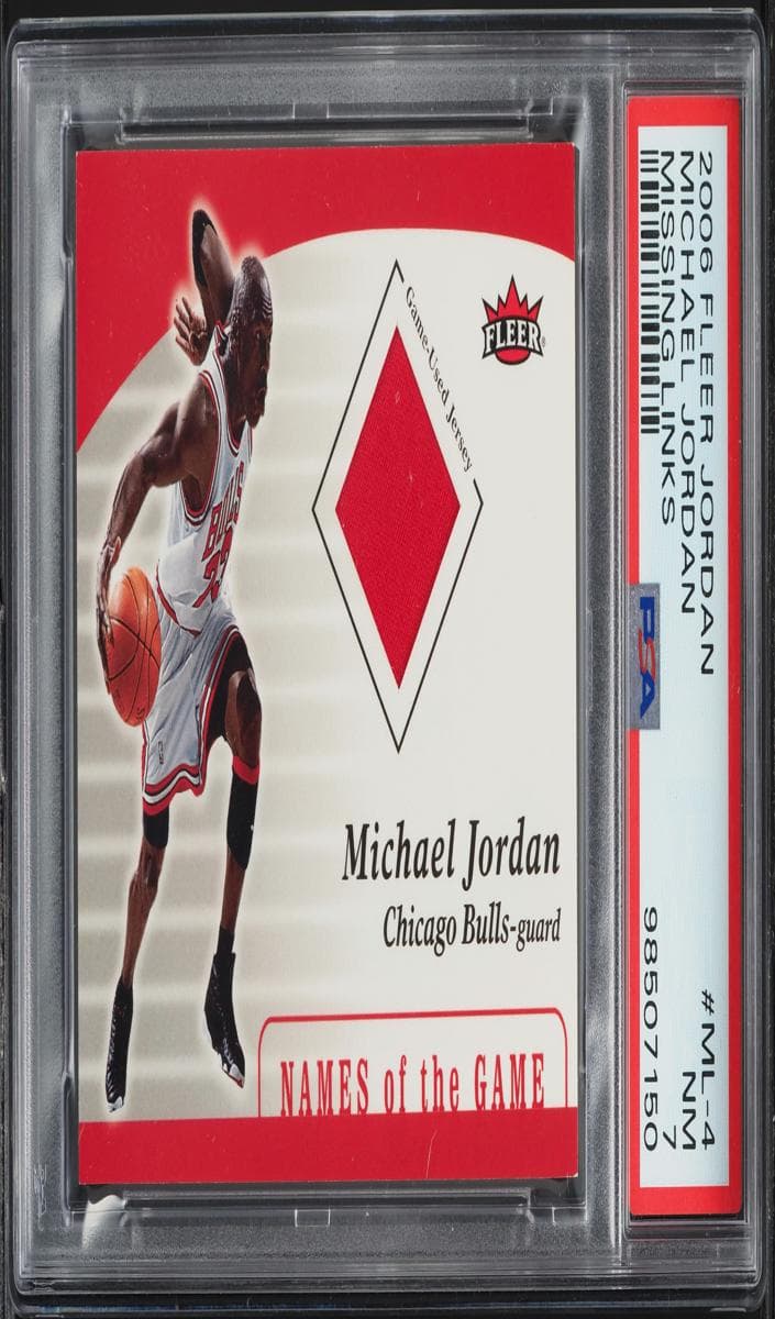 Michael Jordan 2006 fleer