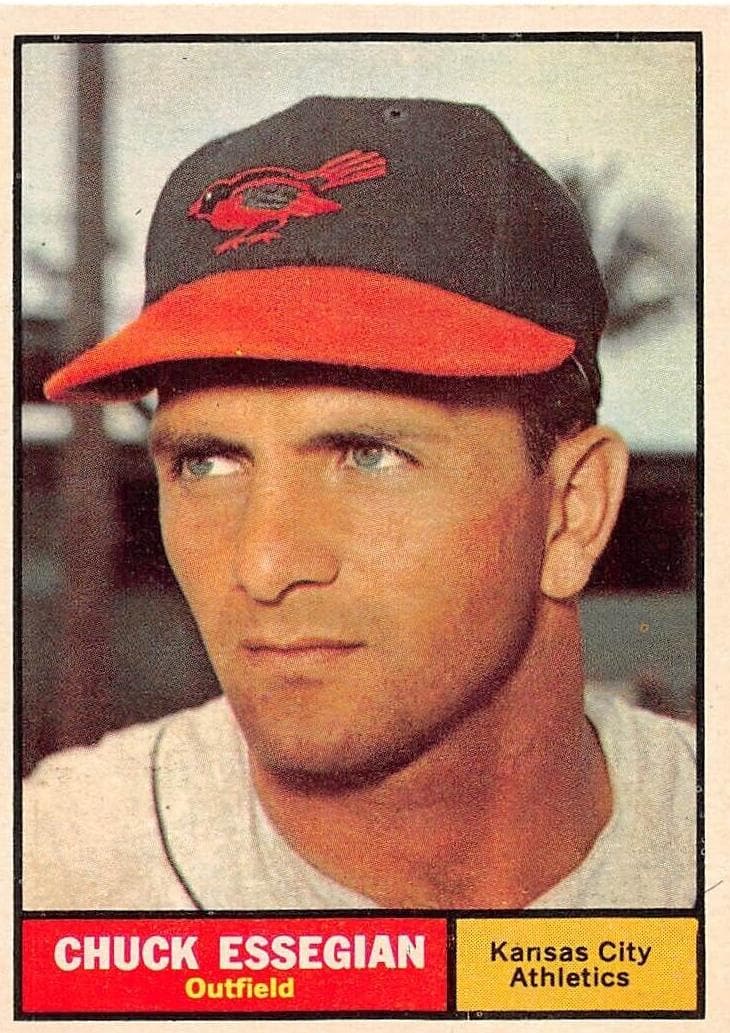 Chuck Essegian 1961 topps Topps