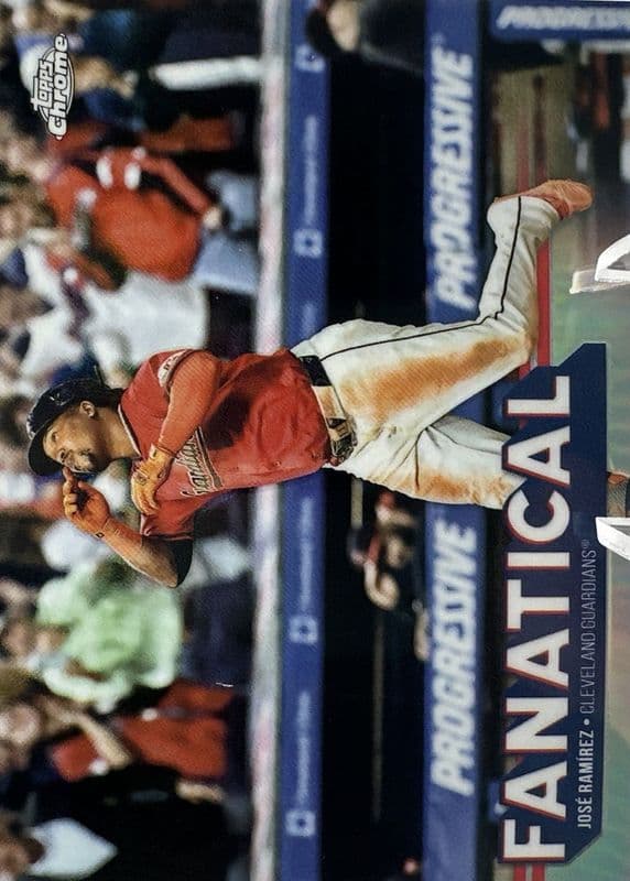 Jose Ramirez trading card