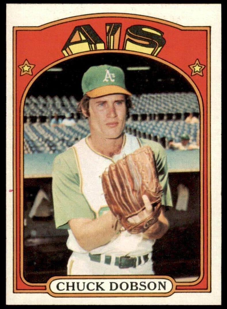 Chuck Dobson 1972 topps Topps