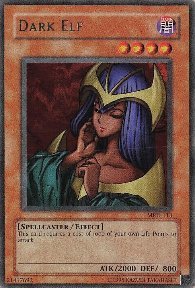 Dark Elf 2002 Yu-Gi-Oh! Metal Raiders