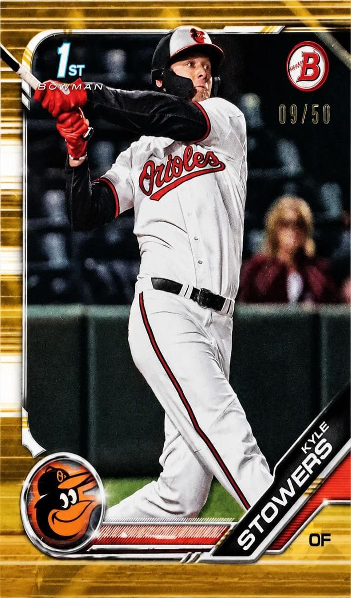 Kyle Stowers 2019 bowman Bowman Draft