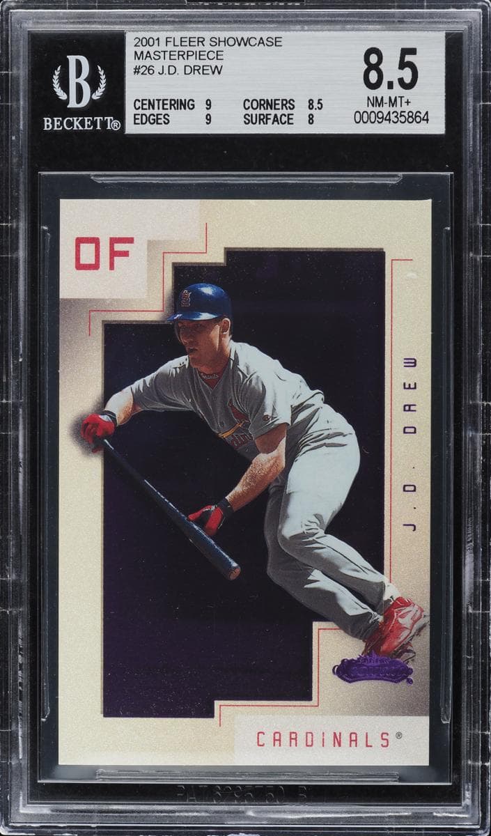 J.D. Drew 2001 fleer Fleer Showcase