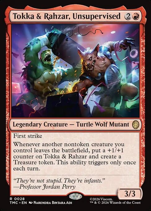 Tokka & Rahzar, Unsupervised 2026 Magic: The Gathering Teenage Mutant Ninja Turtles Commander
