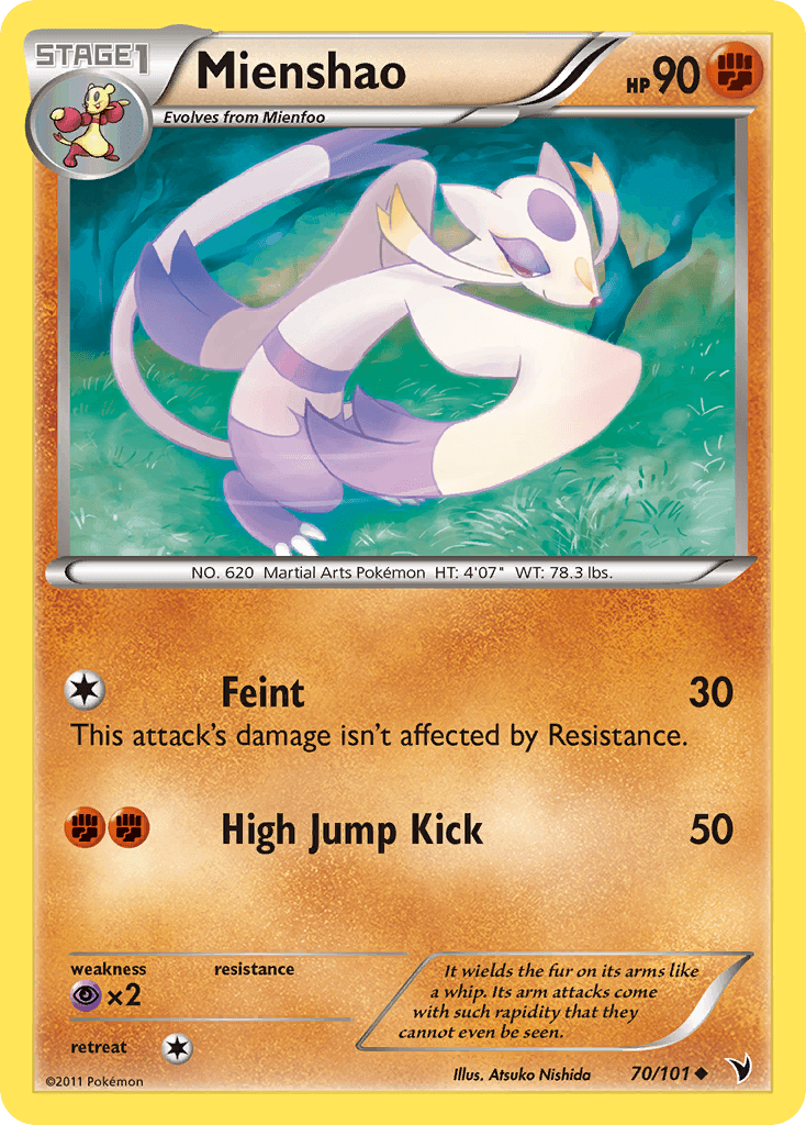 Mienshao 2011 Pokemon