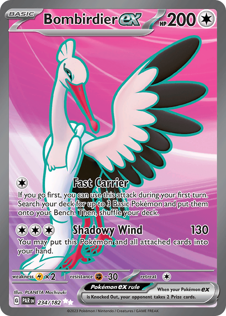 Bombirdier ex 2023 Pokemon