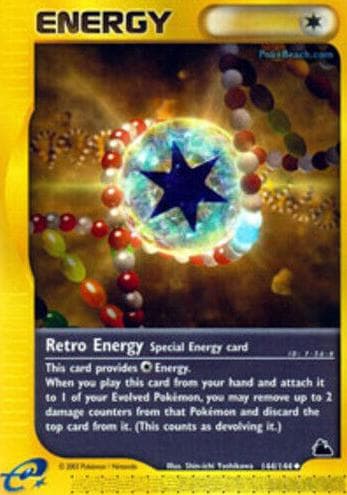 Retro Energy trading card