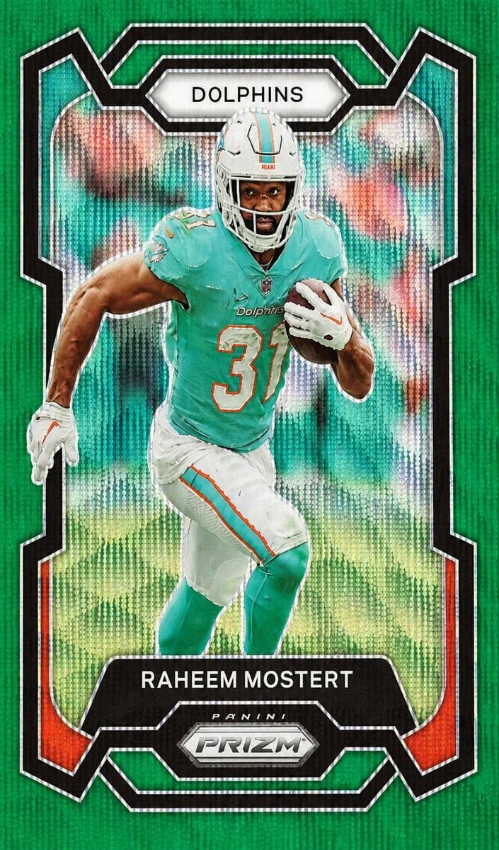 Raheem Mostert trading card