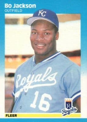 Bo Jackson 1987 fleer