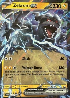Zekrom EX trading card