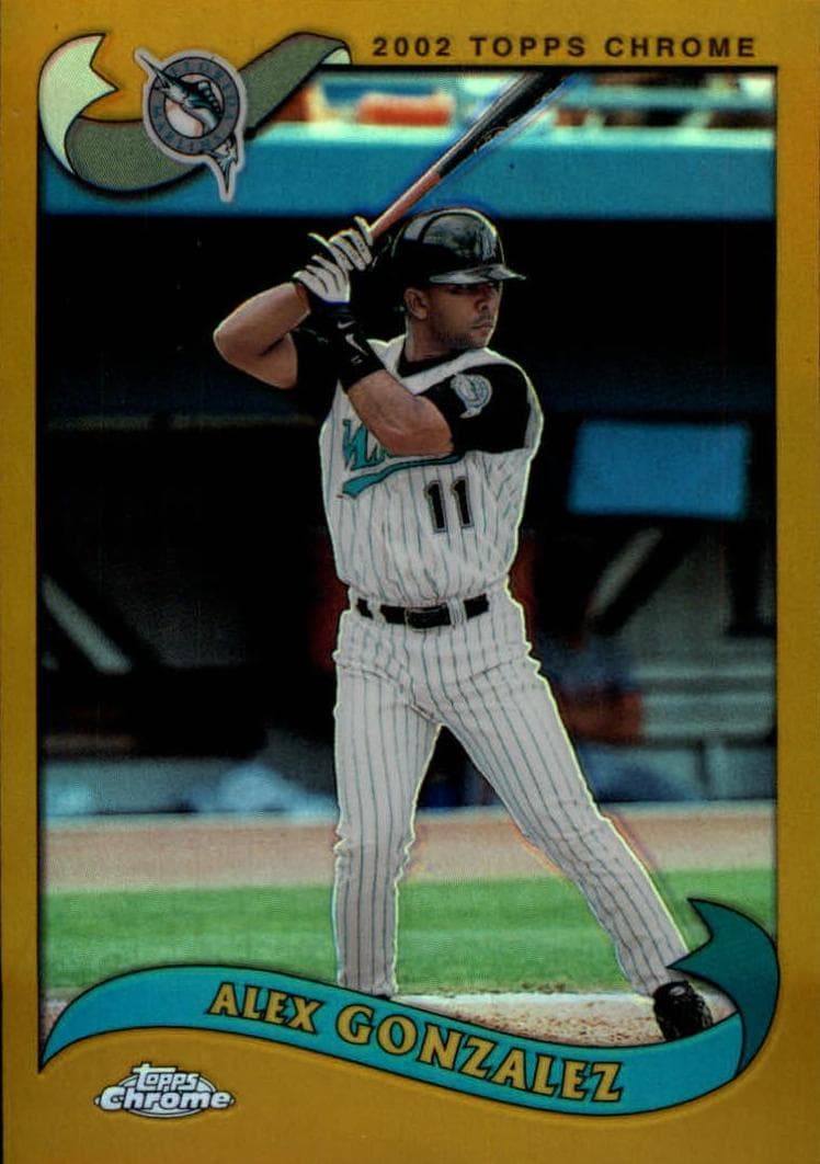 Alex Gonzalez 2002 topps Topps Chrome