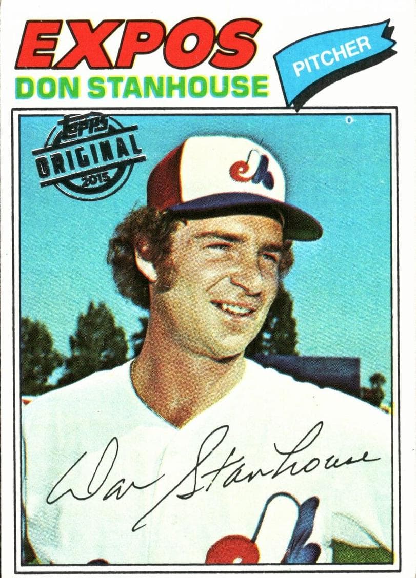 Don Stanhouse 1977 topps Topps
