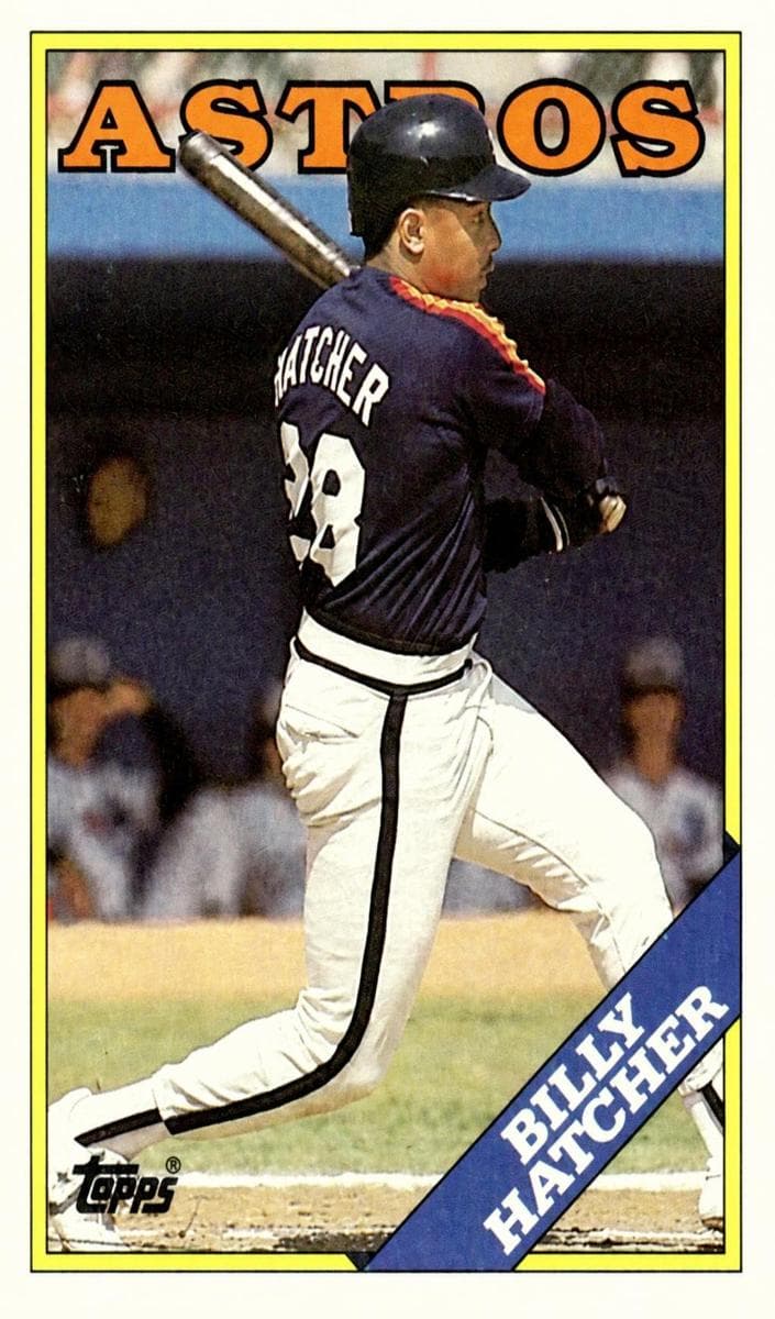 Billy Hatcher 1988 topps Topps