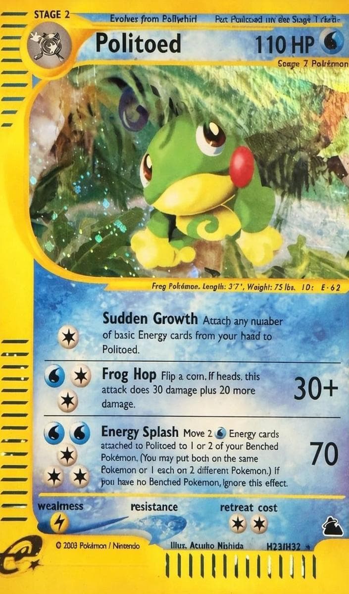 Politoed trading card