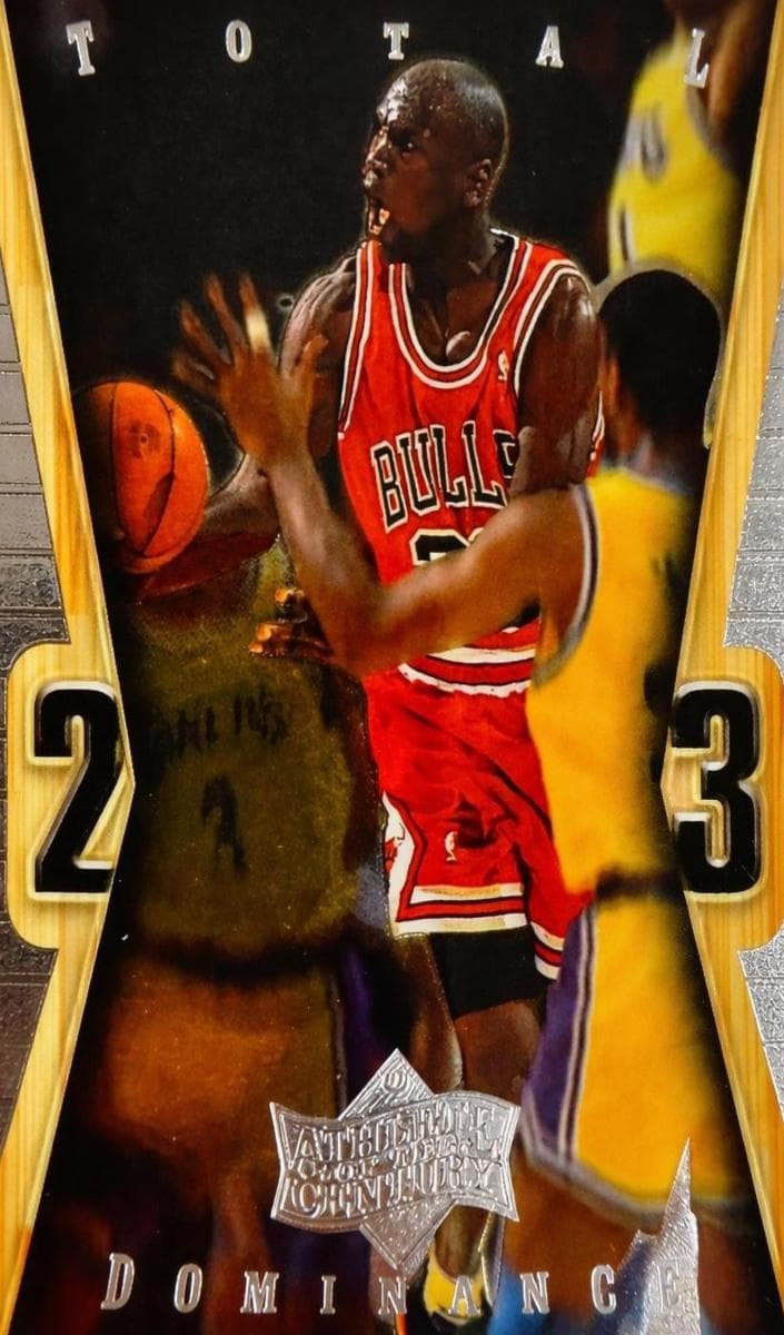 Michael Jordan 1999 upper-deck Michael Jordan Athlete Of The Century