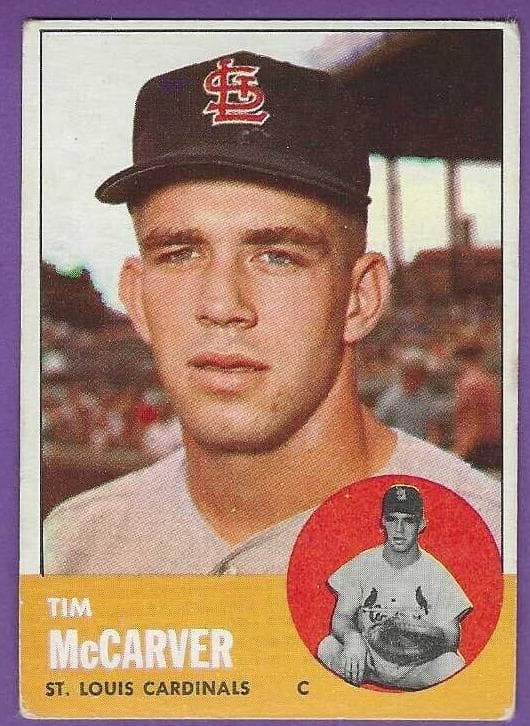 Tim McCarver 1963 topps Topps