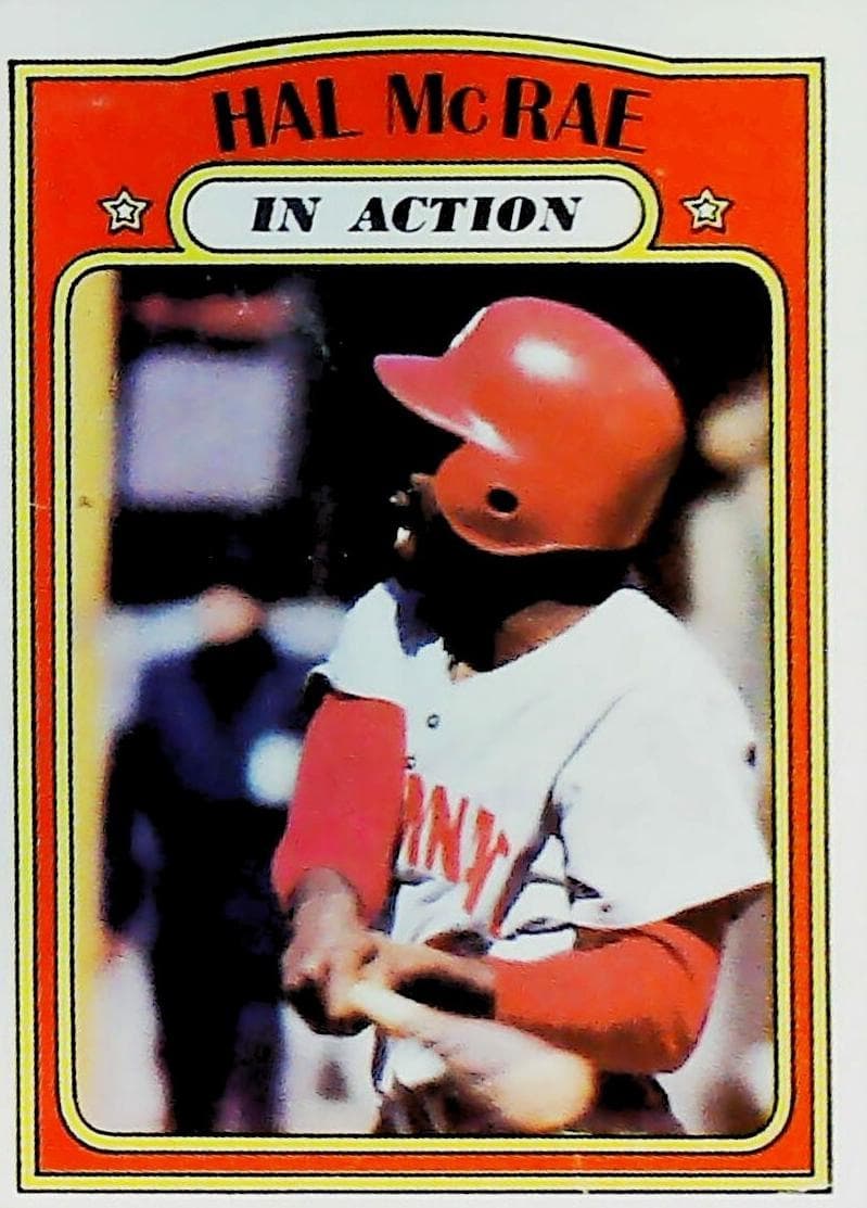 Hal McRae 1972 topps Topps